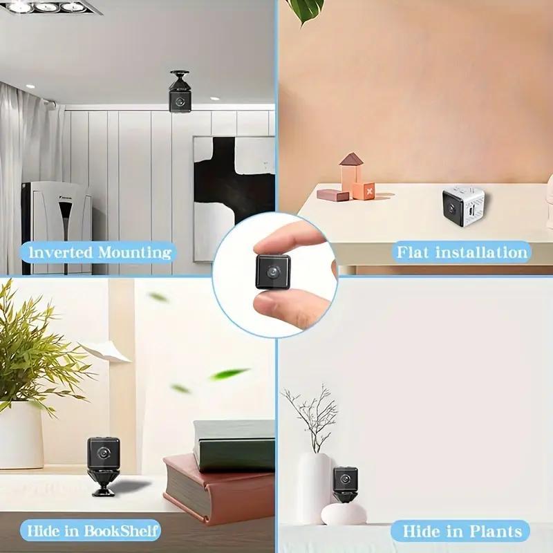 Modern Tech Cube Smart Home Camera Discreet 4K Surveillance