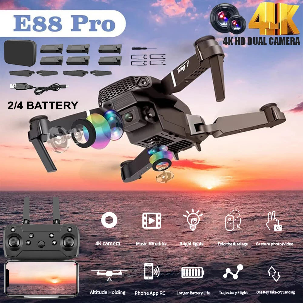 Drone HD 1080p – Vidéo Aérienne Facile et Stable