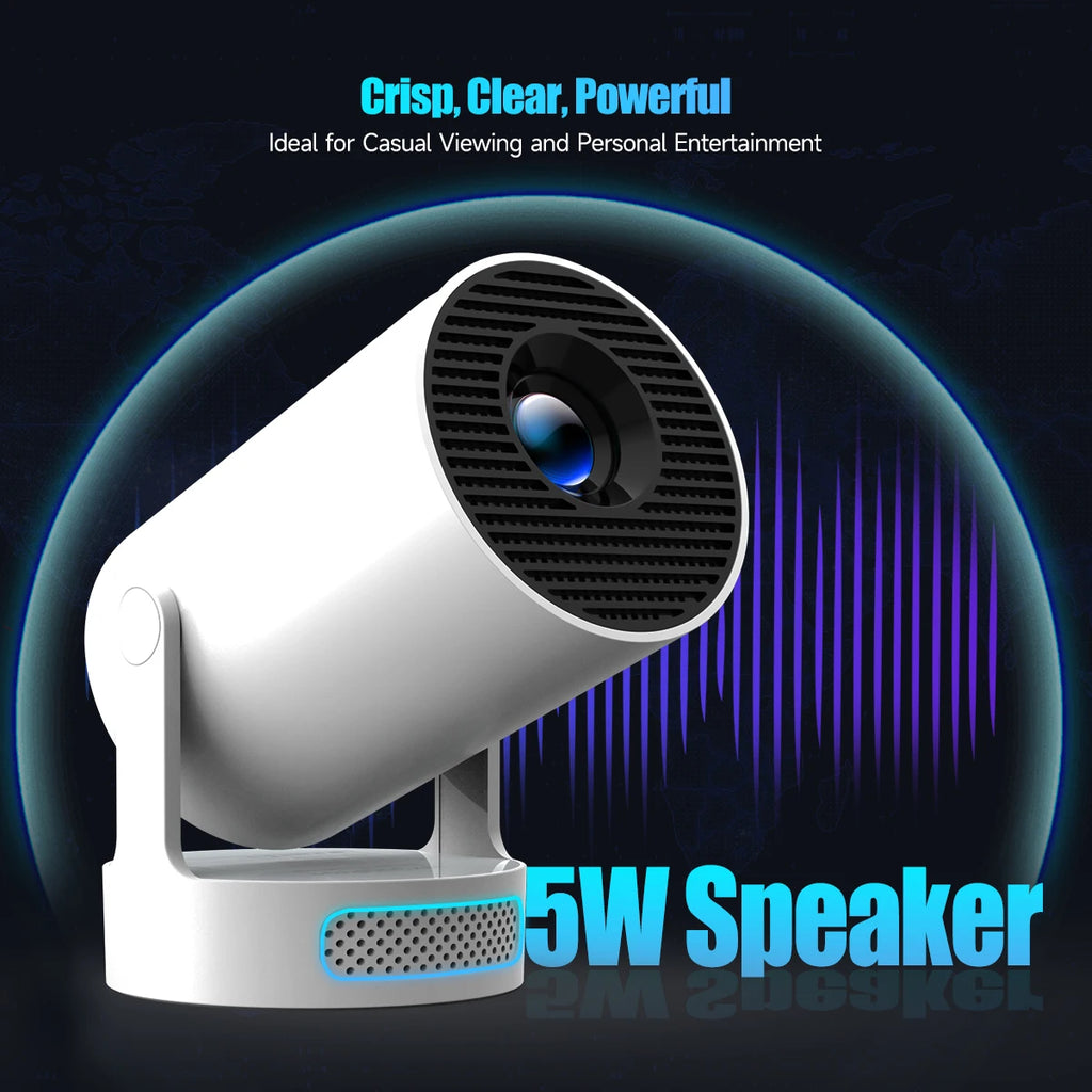 Portable Home Cinema Projector – LED HD 720p with Built-in Speaker