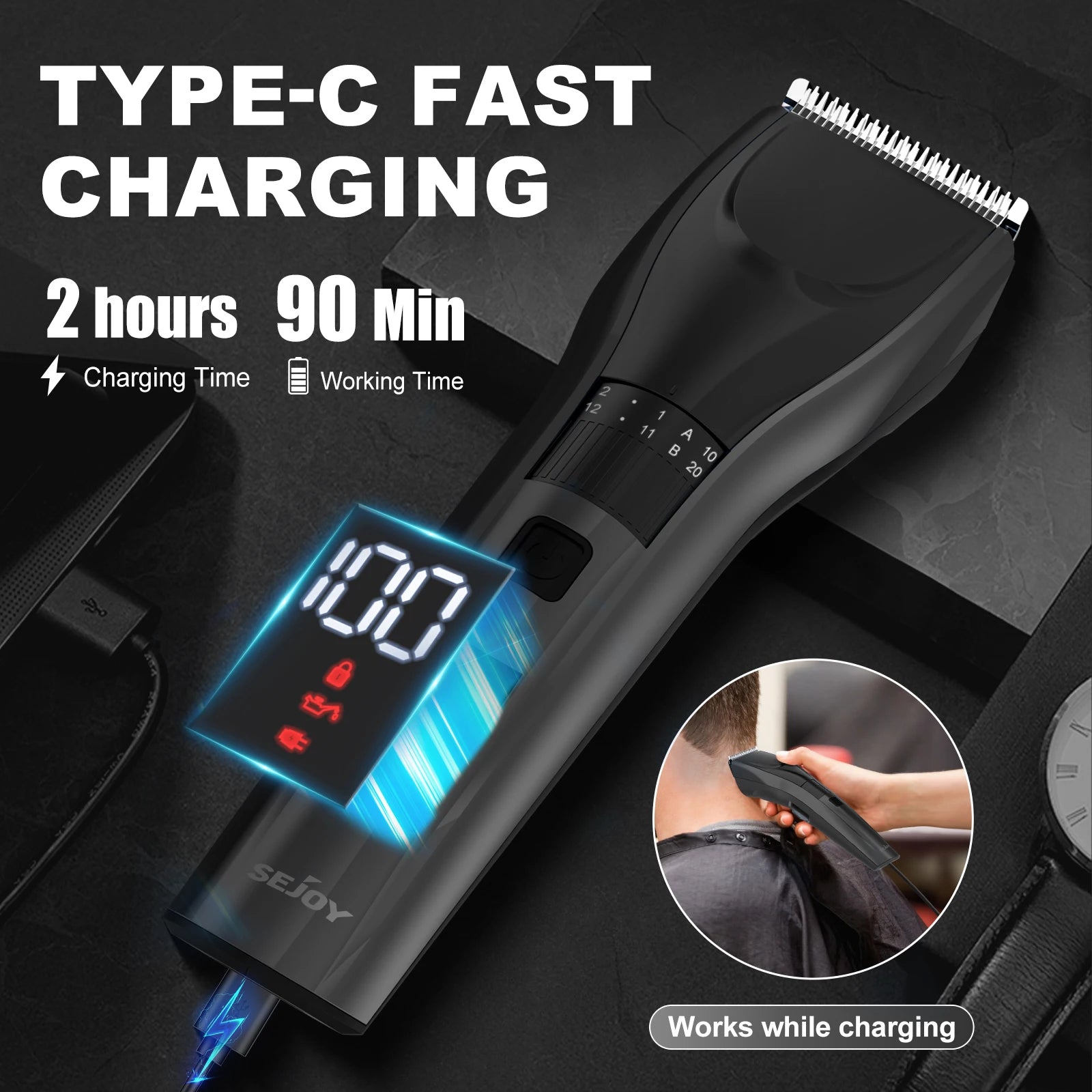 Professional Hair Clipper