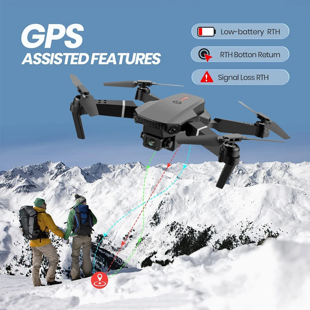 Drone HD 1080p – Vidéo Aérienne Facile et Stable